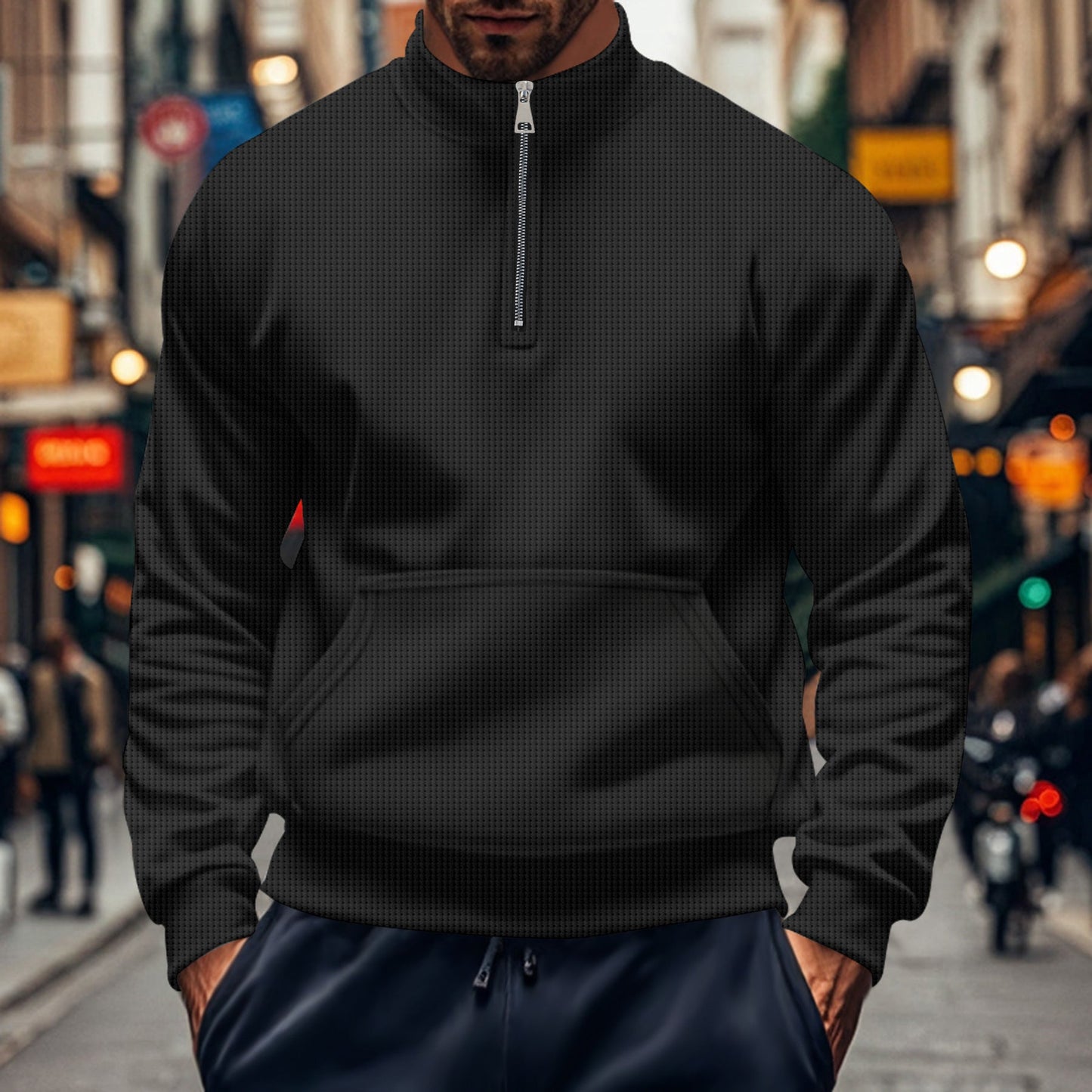 Alex | Heren sweatshirt half zip