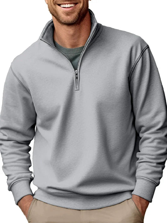 Alex | Heren sweatshirt kwart rits