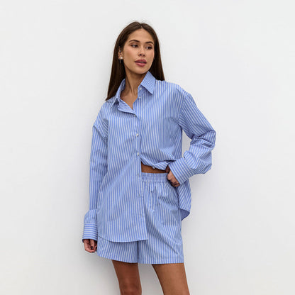 Vera | Casual Gestreepte Set