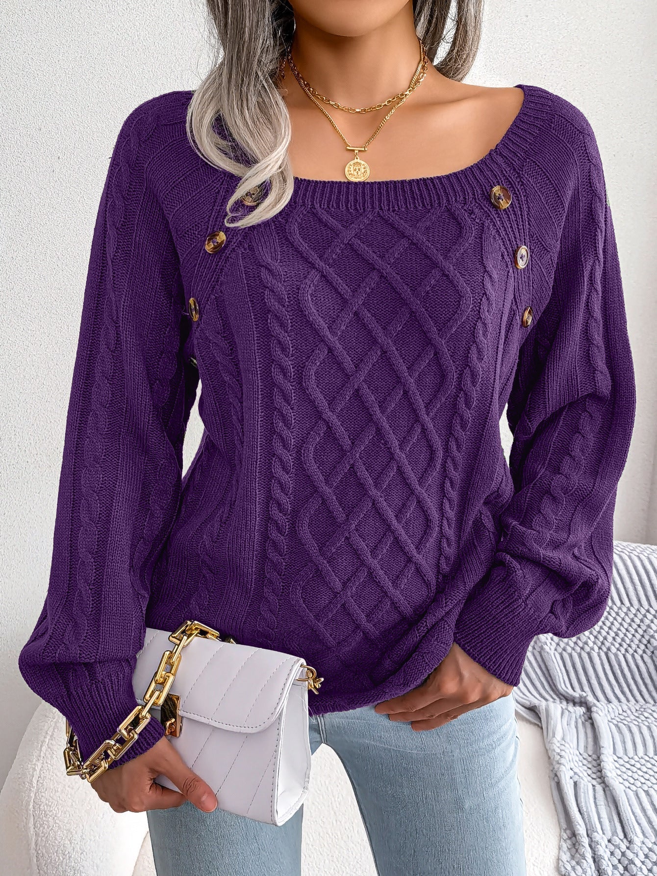 Iris | Dames casual gebreide trui