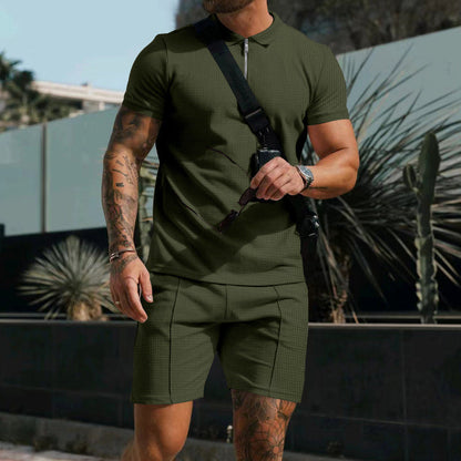 Timothy | Stijlvolle Casual Polo Shorts Set