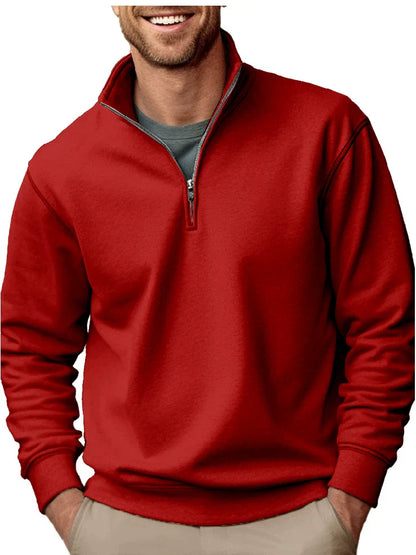 Alex | Heren sweatshirt kwart rits