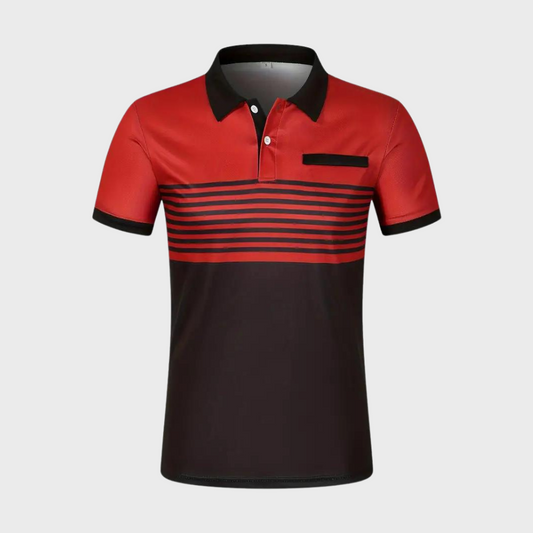 Isaac | Block Polo Shirt voor Heren