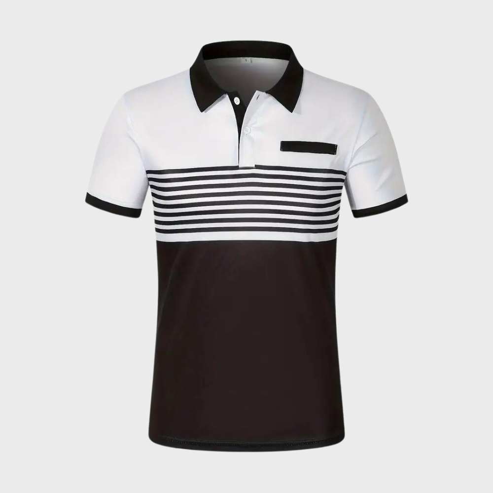 Isaac | Block Polo Shirt voor Heren