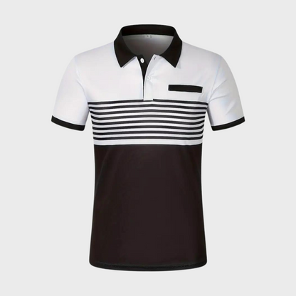 Isaac | Block Polo Shirt voor Heren