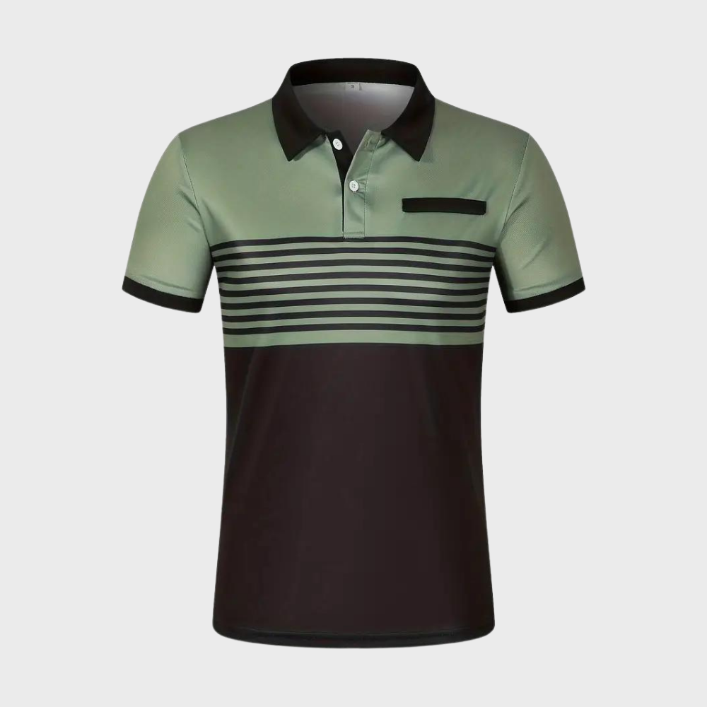 Isaac | Block Polo Shirt voor Heren