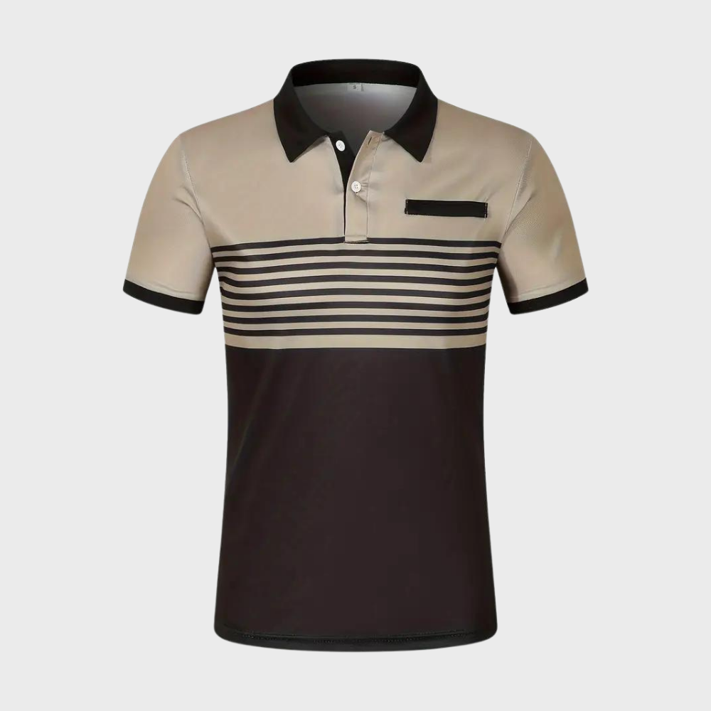 Isaac | Block Polo Shirt voor Heren