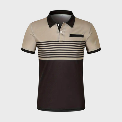 Isaac | Block Polo Shirt voor Heren