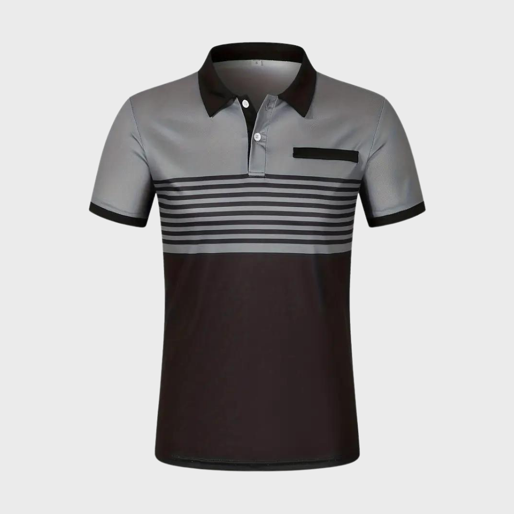 Isaac | Block Polo Shirt voor Heren