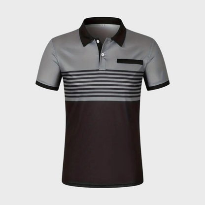 Isaac | Block Polo Shirt voor Heren