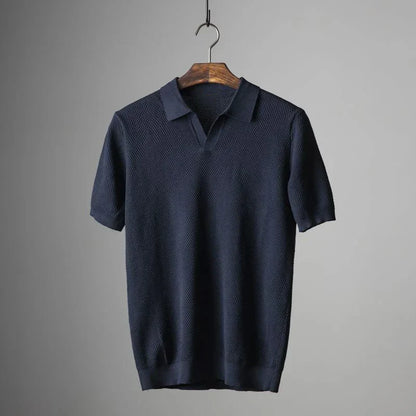 Icoon | Stijlvolle Gestructureerde Poloshirt