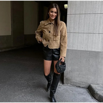 Alicia | Korte Stijlvolle Jas Dames