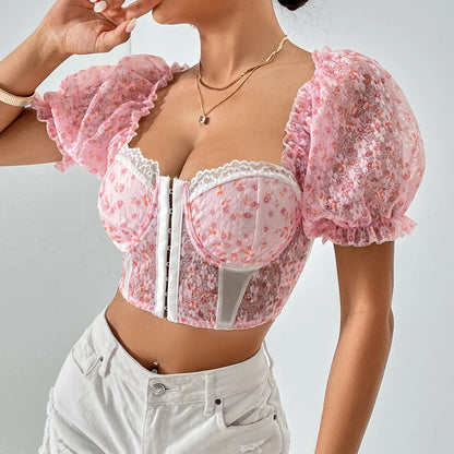 Madeline | Elegante Bloemenbustier voor Vrouwen