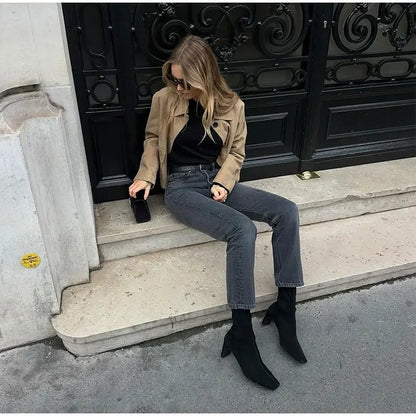 Alicia | Korte Stijlvolle Jas Dames