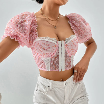 Madeline | Elegante Bloemenbustier voor Vrouwen