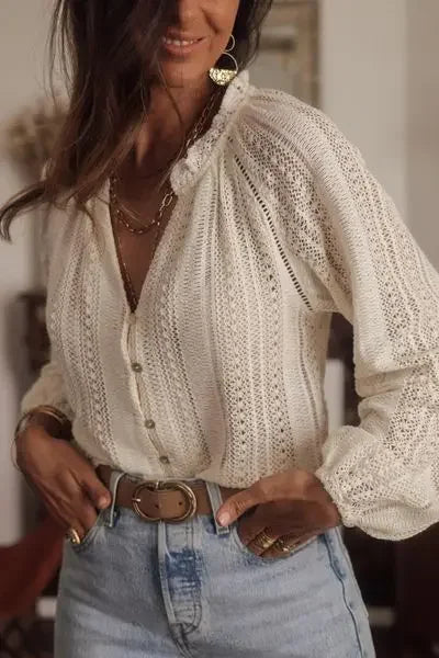 Karter | Elegante Blouse met Knopen Dames