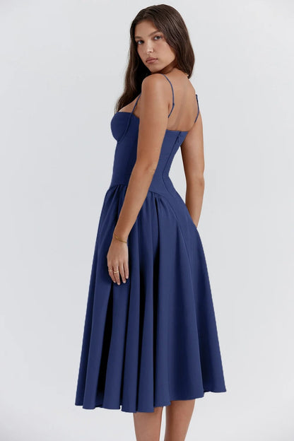 Andrea | Dames Flatterende Midi Jurk