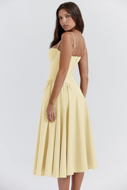 Andrea | Dames Flatterende Midi Jurk