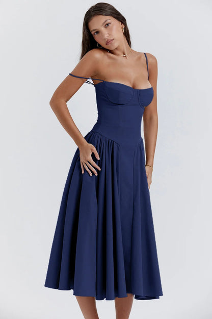 Andrea | Dames Flatterende Midi Jurk