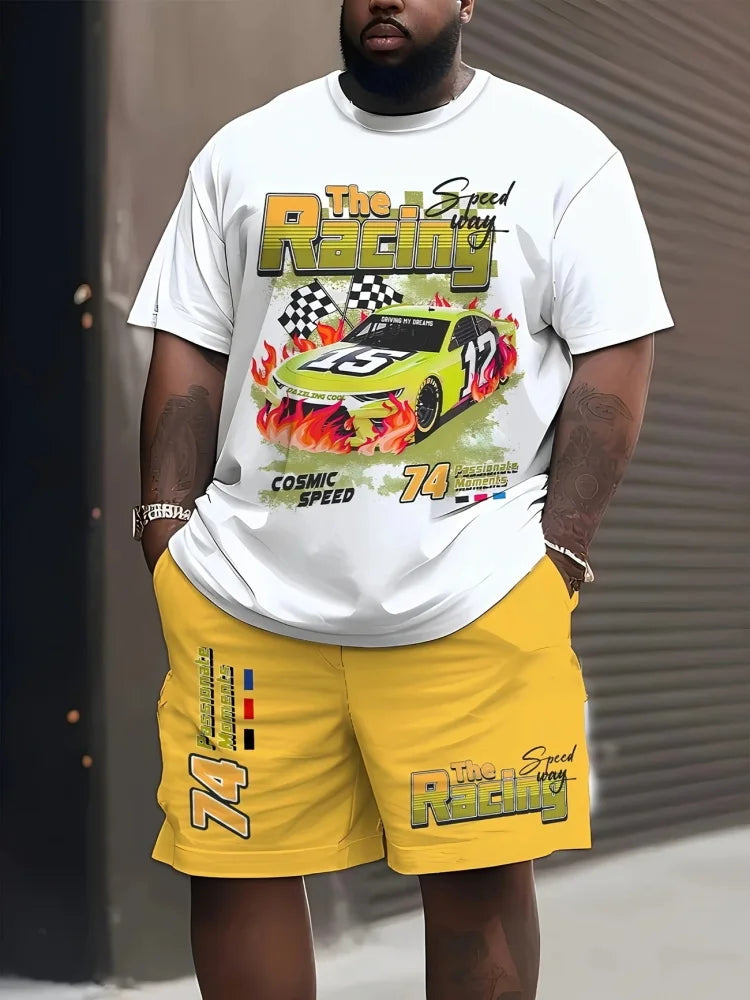 Eli | Stijlvolle Bedrukte T-shirt & Shorts Set