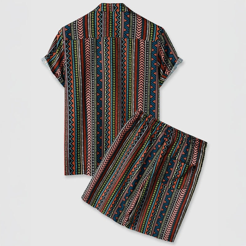 Troy | Stijlvolle Tweedelige Set met Print Heren