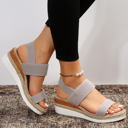 Sadie | Stijlvolle Comfortabele Plateausandalen