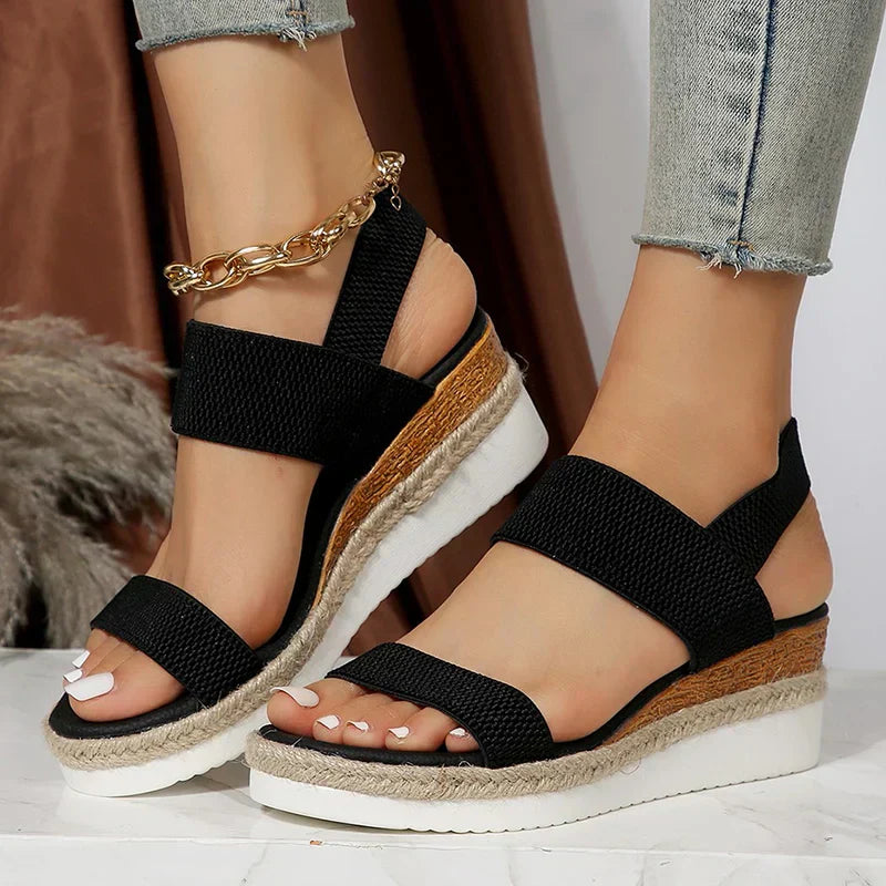 Sadie | Stijlvolle Comfortabele Plateausandalen