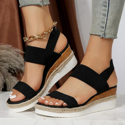 Sadie | Stijlvolle Comfortabele Plateausandalen
