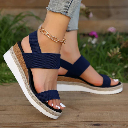 Sadie | Stijlvolle Comfortabele Plateausandalen