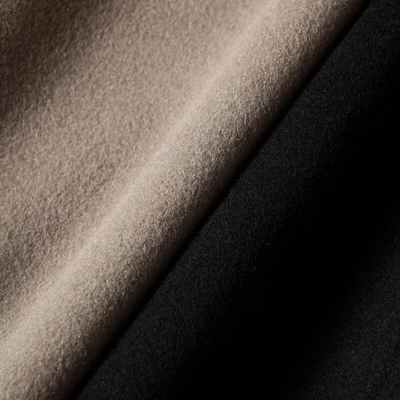 Miles | Heren Wolmantel met Capuchon