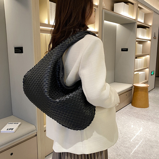 Angelica | Stijlvolle Elegante Gevlochten Handtas