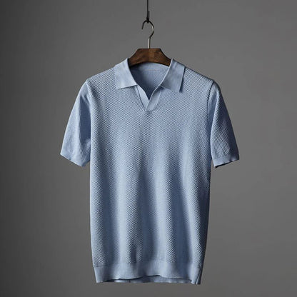 Icoon | Stijlvolle Gestructureerde Poloshirt