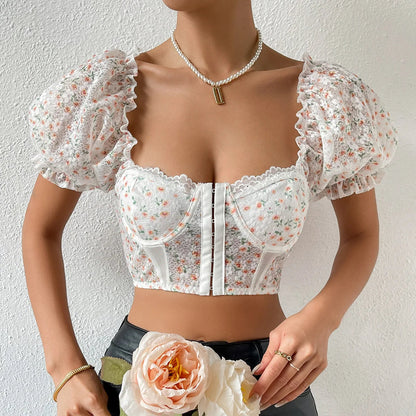 Madeline | Elegante Bloemenbustier voor Vrouwen