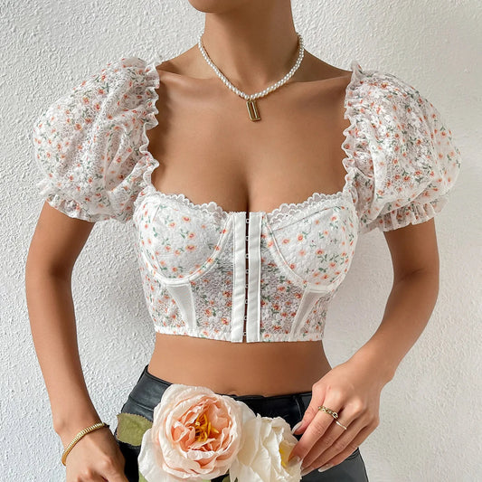 Madeline | Elegante Bloemenbustier voor Vrouwen