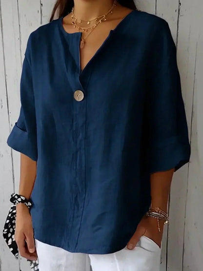 Sabrina | Stilvolle Bluse mit Knopfdetail