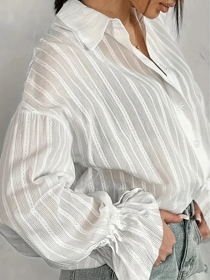 Maisie | Elegante Blouse met Mouwen voor Dames