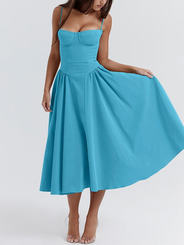 Andrea | Dames Flatterende Midi Jurk