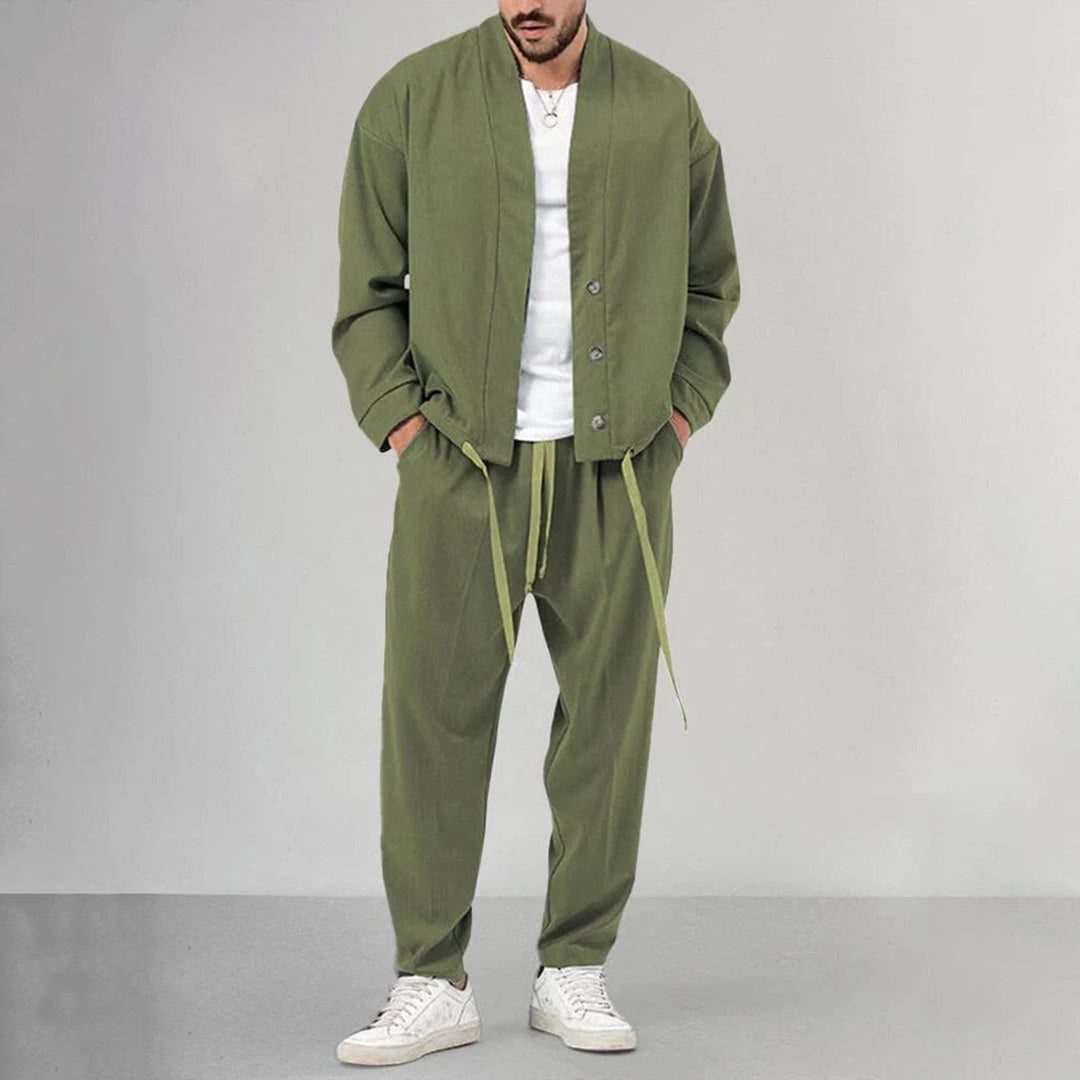 Asher | Stijlvolle heren vest-broek set