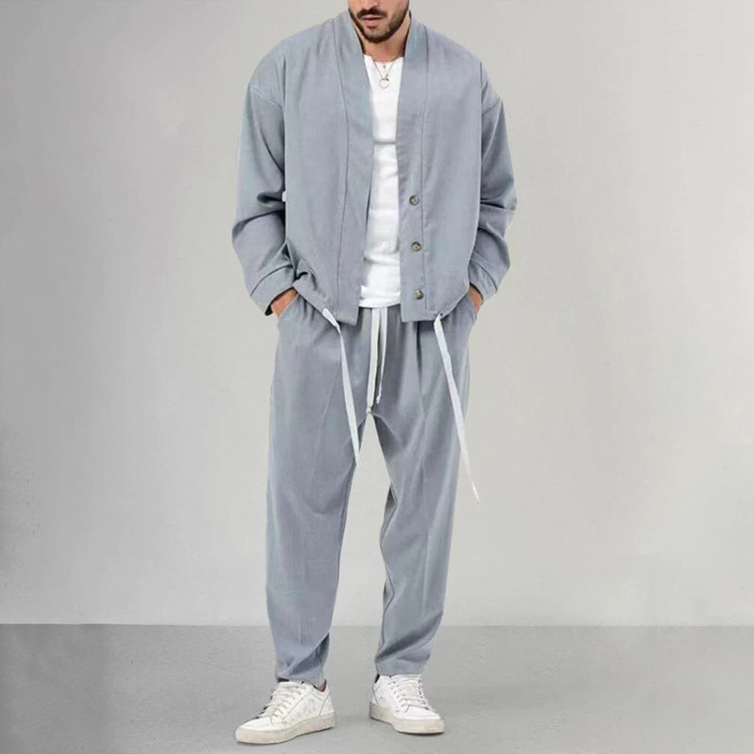Asher | Stijlvolle heren vest-broek set