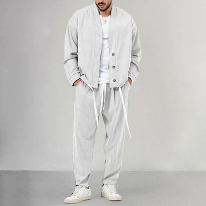 Asher | Stijlvolle heren vest-broek set