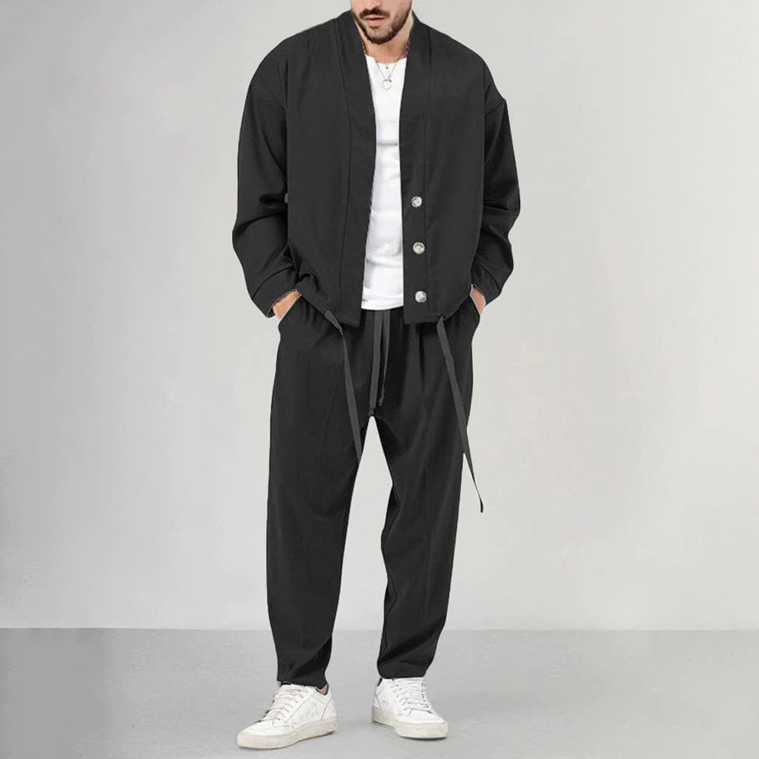 Asher | Stijlvolle heren vest-broek set