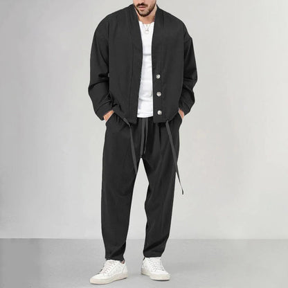 Asher | Stijlvolle heren vest-broek set