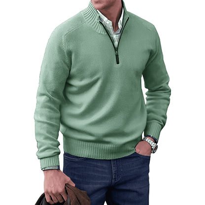 Alex | Heren trui met half-zip