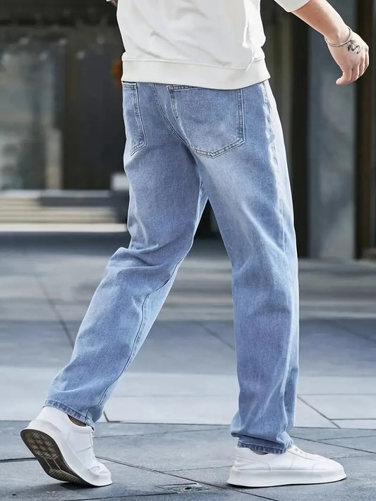 Jonah | Casual Zomerjeans met Rechte Pijpen voor Heren