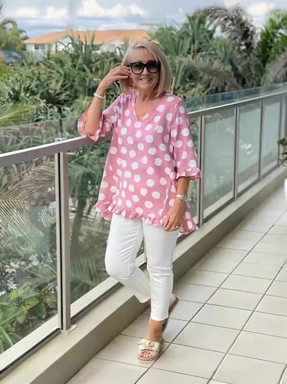 Bailey | Elegante Blouse met V-Hals