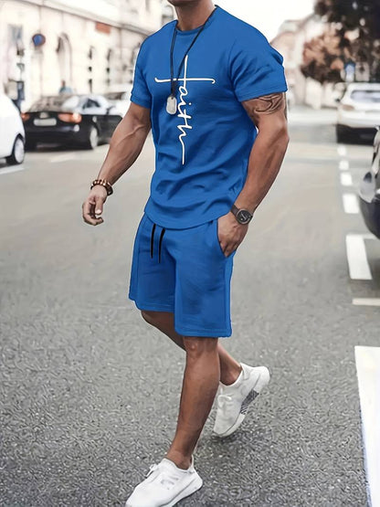 Edwin | Casual Bedrukt Fitness Lounge Set
