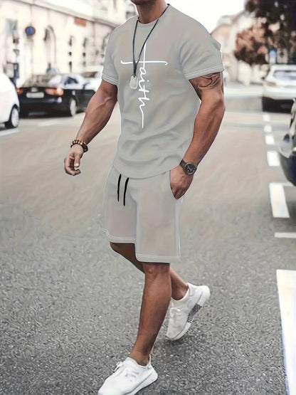 Edwin | Casual Bedrukt Fitness Lounge Set