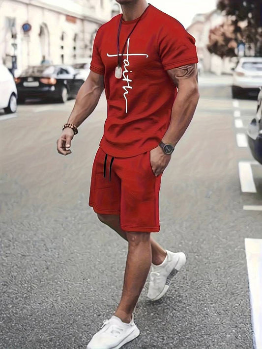 Edwin | Casual Bedrukt Fitness Lounge Set