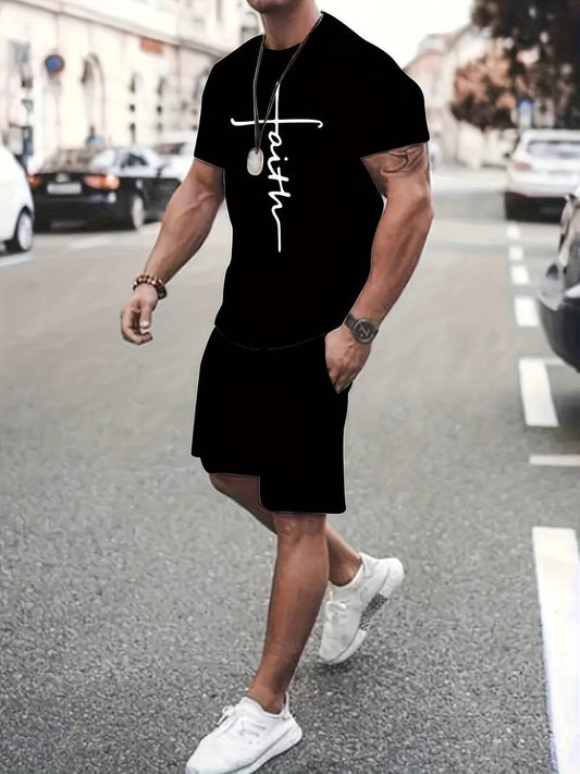 Edwin | Casual Bedrukt Fitness Lounge Set
