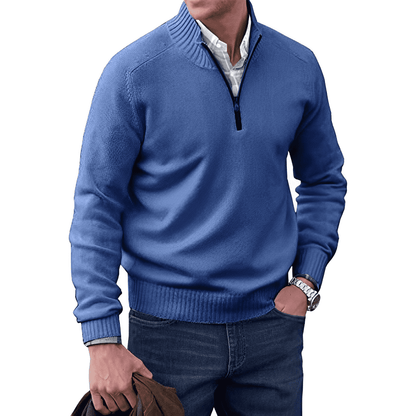 Alex | Heren trui met half-zip